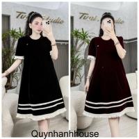 ราคา <Quynhanhhouse ชุดคลุมท้อง> เดรสดาวน์ที่ออกแบบมาด้วยชุดคลุมท้องลูกไม้กํามะหยี่ M11190 sm (40922849909)