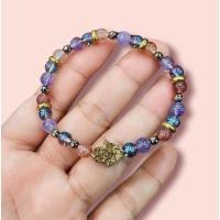 ราคา ไพไรท์กำไลหินมงคลแต่งอเมทิสต์ (15988243508)