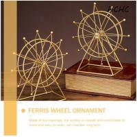 ราคา ELLSWORTH ชิงช้าสวรรค์รุ่น,สะสมจอแสดงผล Retro Ferris ล้อเครื่องประดับ,โลหะ DIY Handmad คลาสสิกออกแบบชิงช้าสวรรค์ตกแต่งตารางโฮมออฟฟิศ Party (43274387379)