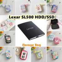 ราคา สําหรับ Lexar SL500 9.5x13.5 ซม.HDD/SSD ฮาร์ดไดรฟ์กระเป๋าเก็บการ์ตูนน่ารักแบบพกพาฮาร์ดไดรฟ์ภายนอกกันน้ํา Anti drop กระเป๋าสําหรับ USB อุปกรณ์เสริมกรณี (40314012801)