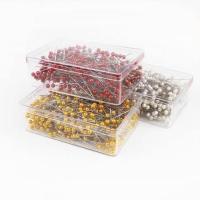 ราคา เข็มหมุด เข็มหมุดหัวมุก ยาว 4 ซม. 400 ตัว/กระปุก เข็มหมุดหัวกลม เข็มหมุดปักผ้า (28776676077)