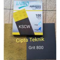 ราคา Taiyo Grit 800 KSCW กระดาษทรายกันน้ํา CC 800 CW กระดาษทราย Grit800 กระดาษทราย (41321215644)