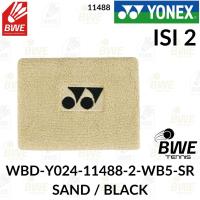ราคา YONEX WRISTBAND WBD-Y024-11488-2-WB5-SR SAND / BLACK - BADMINTON TENNIS BRACELET (29582010226)