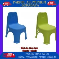 ราคา HIJAU เก้าอี้เด็กสีเขียวและสีฟ้า Soleil/เก้าอี้เด็กพลาสติกแข็งแรงและทนทาน/เก้าอี้พลาสติก/เก้าอี้ Leil (18357470493)