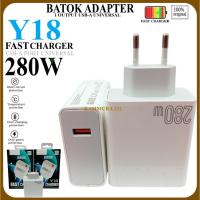 ราคา อะแดปเตอร์ Batok 280W สําหรับ VVO Y18 Fast Charger Universal Charger หัวอะแดปเตอร์รองรับ Fast Charging (42265524220)