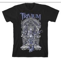 ราคา TRIVIUM Durga เสื้อยืดวงดนตรีเพลง Thrash Metalcore Proggressive สินค้าลิขสิทธิ์แท้ (8350968225)
