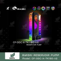 ราคา ชุดน้ำเปิด แท้ง ปั้มไฟ สินค้าพร้อมส่ง BYKSKI Acrylic Reservoir Tank 180MM with DDC Pump 5V 3pin ARGB (CP-DDC-X-TK180-V2) (7843608682)