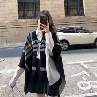 ราคา แจ็คเก็ตผ้าคลุมไหล่แบบสองหน้าสไตล์ชาแนล สำหรับผู้หญิง สไตล์สบายๆ เหมาะกับเสื้อกันหนาว (52050303447)