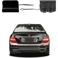 ราคา รถด้านหลังกันชน Tow Hook Cover ใช้งานร่วมกับ Mercedes Benz C Class W204 FL AMG Line Sedan Coupe Fit C180 C250 C300 C63 2011 2012 2013 2014 Trailer ฝาครอบหมวก A2048856223 204885622 (42069580551)