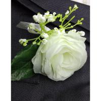 ราคา มาก เสื้อยกทรงดอกกุหลาบสีขาว, เสื้อยกทรงดอกไม้สูทแต่งงาน, เข็มกลัดดอกกุหลาบสีขาวสินสอดทองหมั้น (26337908648)