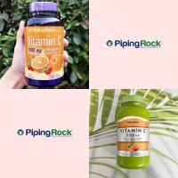 ราคา 30% Sale!!!EXP:11/25 วิตามินซี Vitamin C 1000 mg with Bioflavonoids & Rose Hips 100 or 250 Coated Caplets (PipingRock®) (6328521071)