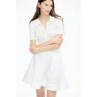 ราคา H&M(เอชแอนด์เอ็ม) กระโปรงฟลาร์ดป็อปลิน ผู้หญิง 1268450_1 (26324957567)