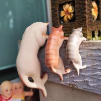 ราคา ตุ๊กตาเซรามิคแต่งสวน แมวเกาะขอบ แมวเซรามิค เกาะอ่างปลา เกาะขอบกระถาง 6-9นิ้ว (คละแบบคละลาย) (24461839736)