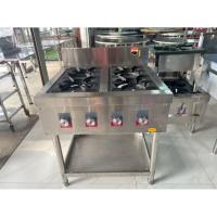 ราคา เตาฝรั่ง เตาโรล 4 หัว เตาสแตนเลสเกรด 304. ขนาด กว้าง 75 ยาว 71 สูง 80 cm. (40205551175)