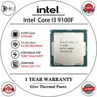ราคา ใช้ Intel Core i3-9100F i3 9100F 3.6 GHz Quad-Core Quad-Thread CPU 65W 6M LGA 1151 (40605195296)