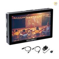 ราคา Feelworld P6X 5.5 นิ้วกล้อง DSLR Field Monitor อลูมิเนียม Video Monitor หน้าจอสัมผัสแผงควบคุม 4K HDMI อินพุตเอาต์พุต 1000nits ความสว่าง HDR การตรวจสอบ 3D LUT 9:16 Marker Wavefor (24989017304)