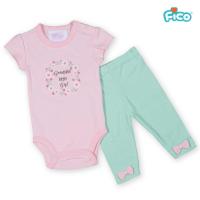 ราคา Fico เสื้อผ้าเด็ก item 3 ลาย โบว์น้อย 1 เซ็ต มี 3 ชิ้น (7549162945)