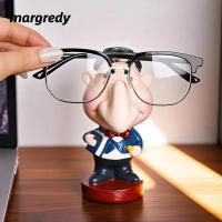 ราคา ที่ใส่แว่นตา MARGREDY, ชั้นวางแว่นตาไวนิลสําหรับตกแต่ง, ขาตั้งโชว์แว่นตาดีไซน์ยิ้มจมูกเฉพาะโต๊ะทํางาน (51750140681)