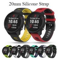 ราคา สายนาฬิกาข้อมือซิลิโคน 20 มม. สําหรับ Garmin Forerunner 245 Garmin Approach S 40 645 vivoactive 3 (7591554298)