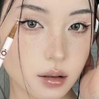 ราคา สีขาวสวย ~ PINK COCO Color Liquid Eyeliner Black Brown ปลายละเอียดมาก (24789563844)