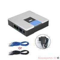 ราคา BLOSS 1 ชุด VOIP สําหรับ Gateway 2 พอร์ต SIP V2 Protocol อินเทอร์เน็ตอะแดปเตอร์เสียงโทรศัพท์ (42118019872)