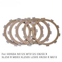 ราคา แผ่นอัดคลัทช์ สําหรับ HONDA NS125 MTX125 NS MTX 125 CB250 CB250R XL250 XL250R MD03 XL250S L250S XR250 XR250R ME10 CB XR XL 250 250cc (18695465363)