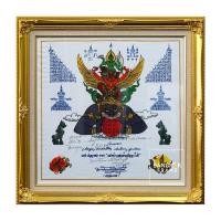 ราคา Bangkokframe-กรอบหลุยส์ไม้จริง-กรอบสี่เหลี่ยมจัตุรัส-กรอบหลุยส์สั่งทำ-หลุยส์จัตุรัส กรอบผ้ายันต์ 40x40ซม(ไม่รวมผ้ายันต์) (23832500203)