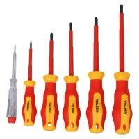 ราคา TOLSEN ชุดไขควงหุ้มฉนวนกันไฟฟ้า TOLSEN 6 ชิ้น/ชุด เครื่องมือช่าง ไขควง VDE SCREWDRIVER SET TOLSEN 6EA/SET ผลิตจากเหล็กค (29623939380)