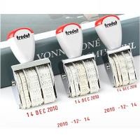 ราคา ตัวปั๊ม ตรายาง Trodat วันที่ ปี ค.ศ. ตรายางวันที่แบบหมุน (ฟ้อน 3-4-5 มิล) ตรายางแบบหมุน โทรแดท (22042110124)