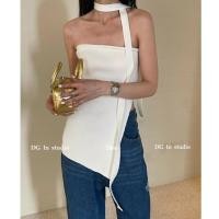 ราคา (พร้อมส่ง) Clothestoryy - WG.WE เกาะอกไหมพรม แขวกข้าง + ผ้าพันคอ (20087964818)