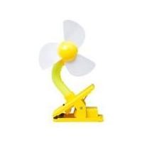 ราคา PP พัดลมพกพาแบบหนีบ USB (สีเหลือง) (264008624)