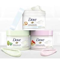 ราคา DOVE Body Scrub Lasting Hydration Natural Whitening Deep Cleansing Refreshing 298G Exfoliating Scrub (42174147908)