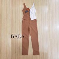 ราคา จั้มสูทขายาวสีน้ำตาล งานป้าย Iyada มือ✌️ (3155823315)