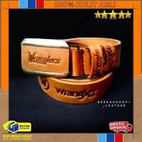 ราคา WRANGLER เข็มขัดหนังแท้ แบบหนา และทนทาน สําหรับผู้ชาย WRK01- รับประกัน 2 ปี (27251172506)