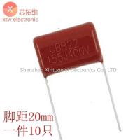 ราคา 10 ชิ้น/ล็อตบางฟิล์มตัวเก็บประจุ CBB22 ตัวเก็บประจุ 400V155J 1.5UF Pin Pitch 20 มม.CBB ตัวเก็บประจุ Kapasitor (40115190381)