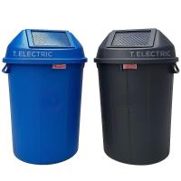 ราคา ถังขยะทรงกลม ถังพลาสติกฝาแกว่ง 100 ลิตร (ตรางู เบอร์ 30 GB30) ถังขยะ100ลิตร ถังขยะขนาดใหญ่ bin ใส่ขยะมูลฝอย (24572192181)