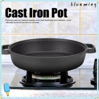 ราคา บลูหมิง กระทะเหล็กหล่อ, กระทะทําอาหารไม่ติดกระทะไม่เคลือบ, ทนทานพร้อมฝาปิด 22/25 ซม. ใช้ทั่วไปกระทะเหล็กเตาแม่เหล็กไฟฟ้าแก๊ส (45900199254)