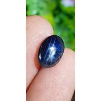 ราคา พลอย ไพลิน สตาร์ แซฟไฟร์ Blue Star Sapphire 3.11 กะรัต (Cts.) ดิบ Unheated พร้อมใบเซอร์ พลอยแท้ (20167204331)