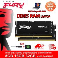 ราคา Kingston Fury Impact DDR5 RAM แล็ปท็อป 4800MHz 5600Mhz RAM SODIMM 8GB 16GB 32GB โน้ตบุ๊คสําหรับเล่นเกมหน่วยความจํา 1.1V (43565741441)