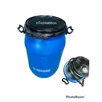 ราคา ถังพลาสติก 60 ลิตรสายรัดดำเคลือบ 2 ชั้นข้างใน ทำปุ๋ยถังขยะถังกรองถังใส่ข้าวสารมี 2 แบบ (18966742995)