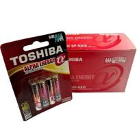 ราคา Toshiba alkaline AAA 1.5V ของแท้ แพค4ก้อนx2แพค(8ก้อน) (4504265340)