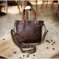 ราคา กระเป๋าหนังแท้วินเทจ หนังหนาและนิ่ม มือสองนำเข้า (28328195892)