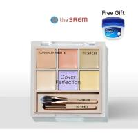ราคา แท้ / พร้อมส่งTHE SAEM COVER PERFECTION CONCEALER PALETTE พาเลทคอนซีลเลอร์ 6 หลุม (28112050172)