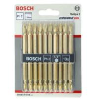 ราคา BOSCH ดอกไขควง รุ่น PH2-110MM Code. 2608521043 (ชุด 10 ชิ้น) สีทอง (4534817138)