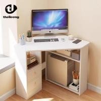 ราคา THailoong โต๊ะคอมพิวเตอร์มุม โต๊ะทำงาน/โต๊ะเรียน โต๊ะทำงาน/โต๊ะทำงานมีฉากกั้นและลิ้นชัก（ส่งจากกรุงเทพ） (41304015464)