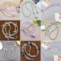 ราคา ESSECCOME กระเป๋าสตางค์สร้อยคอ, ดอกไม้น่ารักลูกปัด Universal ดอกไม้สายคล้องโทรศัพท์, Kawaii แขวนตกแต่งโทรศัพท์ Anti Loss Lanyard โทรศัพท์ (40750739860)