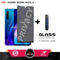 ราคา 2-in-1 Anti-Scratch Privacy Xiaomi Redmi Note 8 PACKAGE + กล้องกระจกนิรภัย (40174592645)