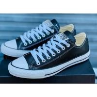 ราคา Converse all star แท้100% เป็นหนังสีดำ [มีบริการเก็บเงินปลายทาง] (22281283485)