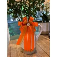 ราคา โบว์ริบบิ้น สีส้ม ติดกระเช้า ของขวัญ สังฆทาน ฯลฯ (42475160510)
