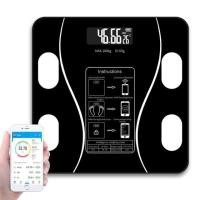 ราคา Bluetooth weighing scale เครื่องชั่งน้ำหนักดิจิตอลพร้อมแสดงมวลไขมัน (23113872785)